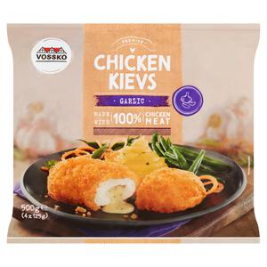 Vossoko Vossko Premier Garlic Chicken Kievs 4 x 125g (500g)