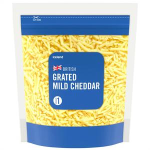 Iceland British Grated Mild Cheddar 350g