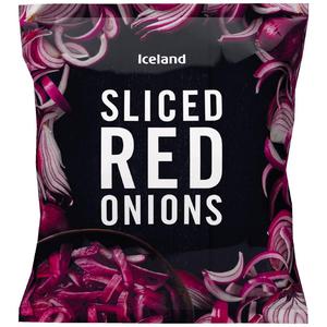 Iceland Sliced Red Onions 500g