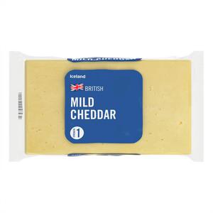 Iceland British Mild Cheddar 450g