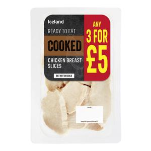 Iceland Cooked Chicken Breast Slices 160g