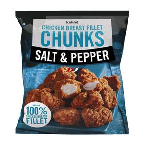 Iceland Salt and Pepper Chicken Breast Fillet Chunks 500g