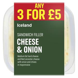 Iceland Cheese & Onion Sandwich Filler 250g