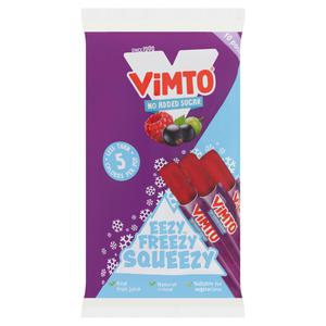 Vimto No Added Sugar Eezy Freezy Squeezy 10 x 40ml (400ml)