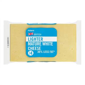 Iceland British Lighter Mature White Cheese 450g