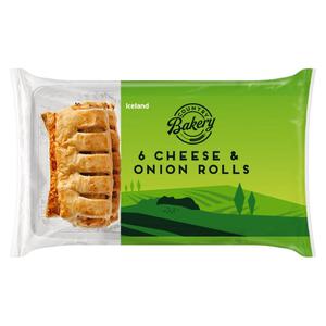 Iceland 6 Cheese and Onion Rolls 360g