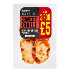 Iceland Sweet Chilli Chicken Breast Slices 160g