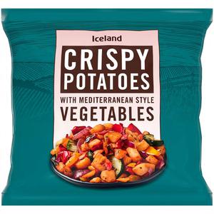 Iceland Crispy Potatoes with Mediterranean Style Vegetables 500g