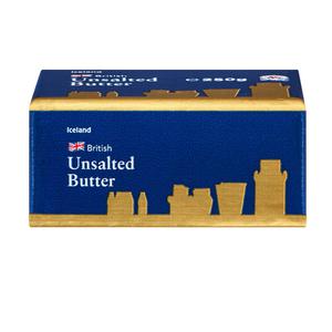 Iceland British Unsalted Butter 250g