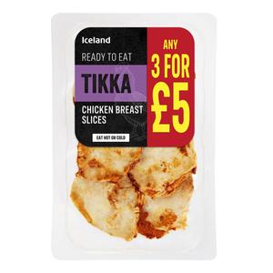 Iceland Chicken Tikka Breast Slices 160g