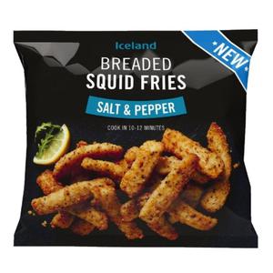 Iceland Salt and Pepper Breaded Squid Fries 325g