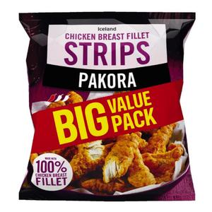 Iceland Pakora Chicken Breast Fillet Strips 850g