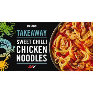 Iceland Takeaway Sweet Chilli Chicken Noodles 375g