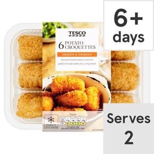 Tesco 6 Potato Croquettes 220G