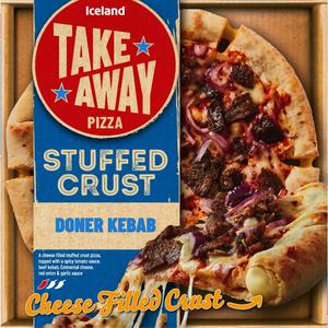 Iceland Stuffed Crust Doner Kebab Pizza 485g