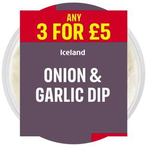 Iceland Onion & Garlic Dip 200g