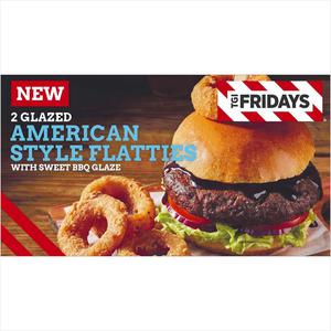 TGI Fridays 2 Glazed American Style Flatties 375g