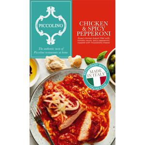 Piccolino Chicken & Spicy Pepperoni 300g