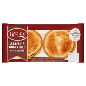 Bells 2 Steak & Gravy Pies