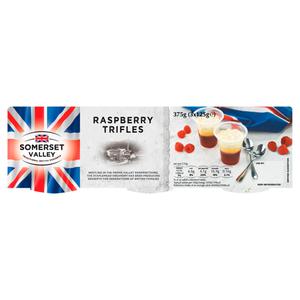 Somerset Valley Raspberry Trifles 3 x 125g (375g)