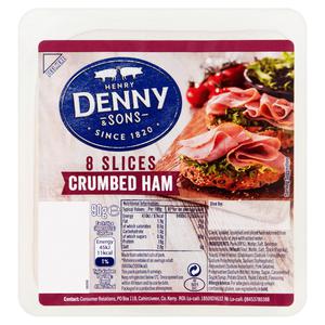 Henry Denny & Sons 8 Slices Crumbed Ham 90g