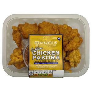 Mrs Unis Spicy Foods Golden Chicken Pakora 200g