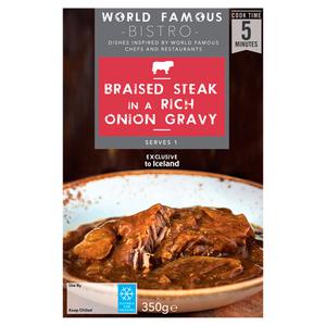 World Famous Braised Steak in a Rich Onion Gravy 350g