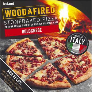 Iceland Wood Fired Stonebaked Bolognese Pizza 356g