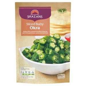 Shazans Sliced Baby Okra 300g