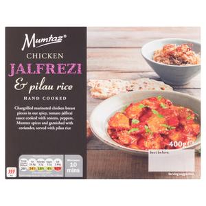 Mumtaz Chicken Jalfrezi & Pilau Rice 400g