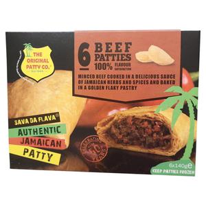 The Original Patty Co. Beef Patties 6 x 140g