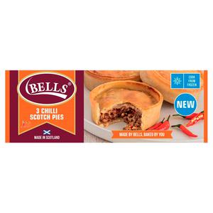 Bells 3 Chilli Scotch Pies