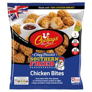 Ceekays Finest Foods Crispy Breaded Southern Fried Chicken Bites 500g