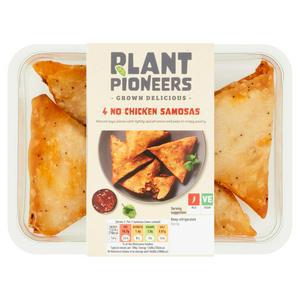 Plant Pioneers Vegan No Chicken Samosas x4 200g