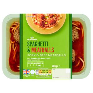 Loaded Morrisons Spaghetti & Meatballs