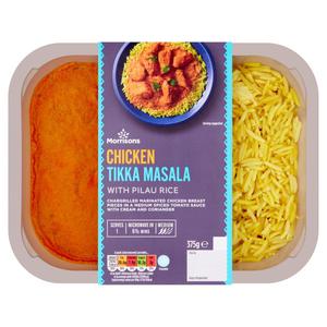 Morrisons Chicken Tikka Masala & Pilau Rice