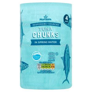 Morrisons Tuna Chunks In Spring Water