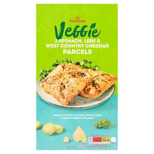 Morrisons 2 Spinach, Leek & West Country Cheddar Parcels