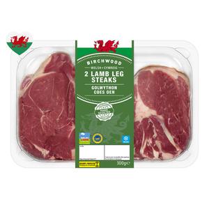 Birchwood Welsh Lamb Leg Steaks