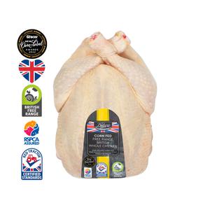 Deluxe Corn Fed Free Range British Whole Chicken