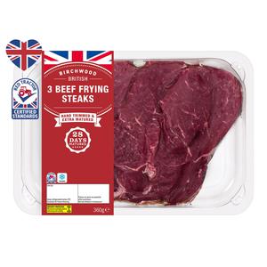 Birchwood British 3 Beef Frying Steaks