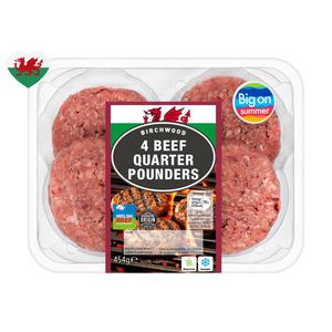 Birchwood 4 Welsh Quarter Pounders