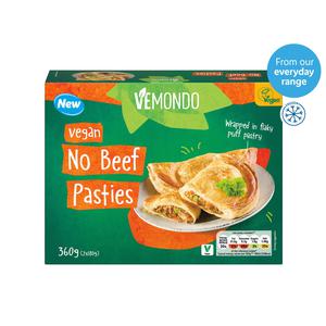 Vemondo Vegan No Beef Pasties