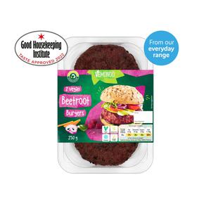 Vemondo Vegan Beetroot Burgers