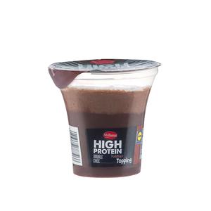 Milbona High Protein Double Choc Pudding with Topping