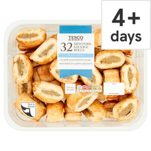 Tesco 32 Mini Sausage Rolls 480G