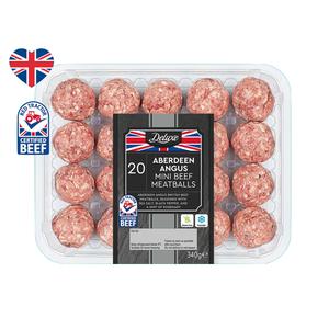 Deluxe 20 Aberdeen Angus Mini Beef Meatballs