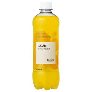 IKEA ISKUB Carbonated soft drink, orange flavour