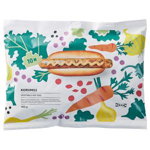 IKEA KORVMOJ Vegetable hot dog, frozen 100% vegetables