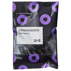 IKEA LORDAGSGODIS Sweet liquorice